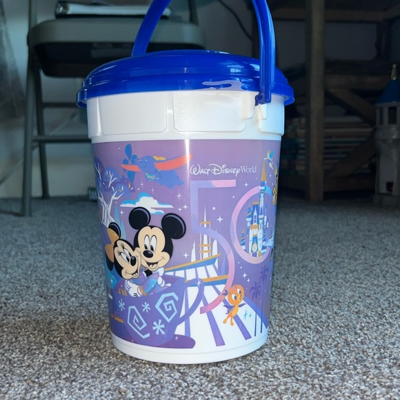 Disney Other - Walt Disney World Parks 50th Anniversary Magic Kingdom Popcorn Bucket